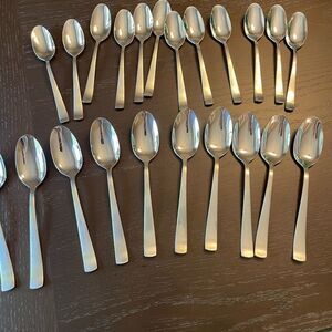 Mikasa 18/10 Stainless Steel Spoons Soup Spoons Regular Spoons